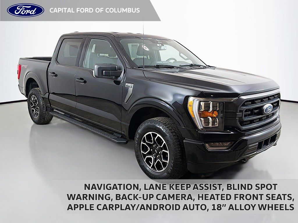 Agate Black Metallic 2023 Ford F-150 Pickup Truck Four-Wheel Drive Automatic