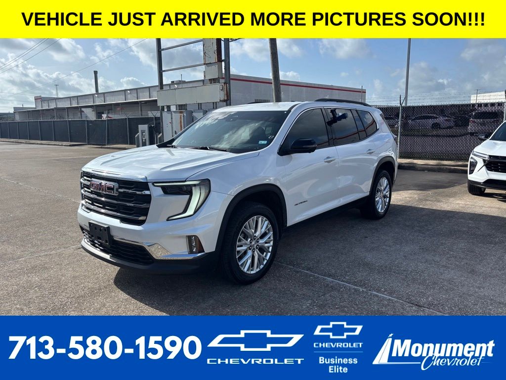 White Frost Tricoat 2024 GMC Acadia SUV / Crossover Front-Wheel Drive 8-Speed Automatic