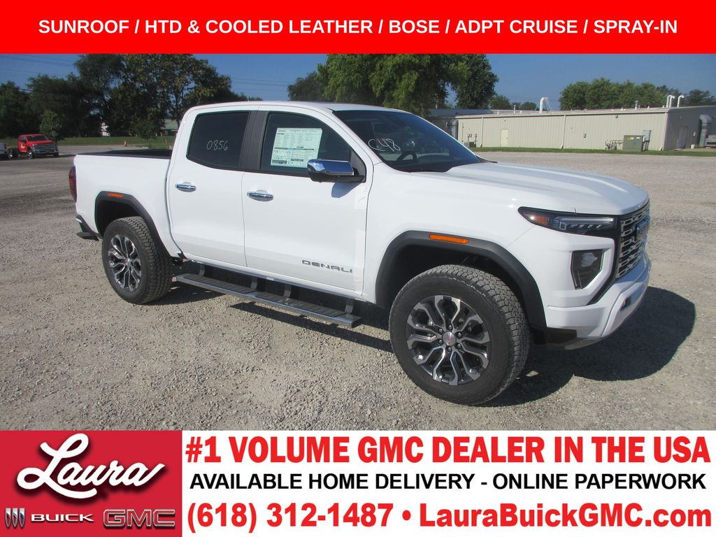 Summit White 2026 GMC Canyon Pickup Truck Four-Wheel Drive 8-Speed Automatic