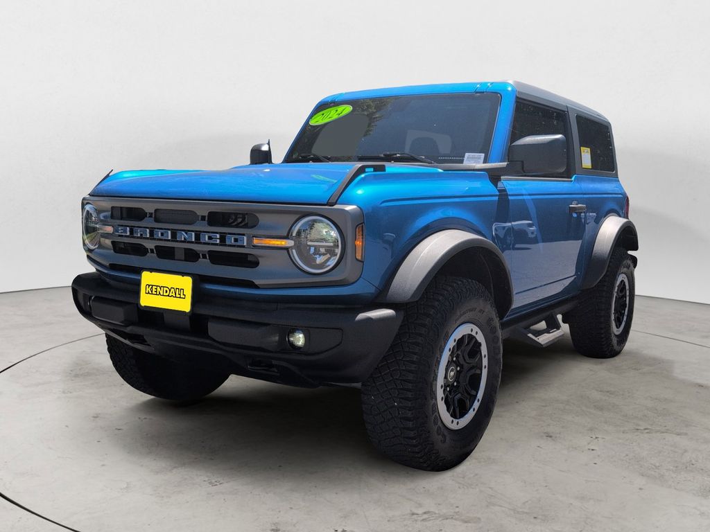 Blue Metallic 2024 Ford Bronco Big Bend 2-Door 4WD SUV / Crossover Four-Wheel Drive Automatic