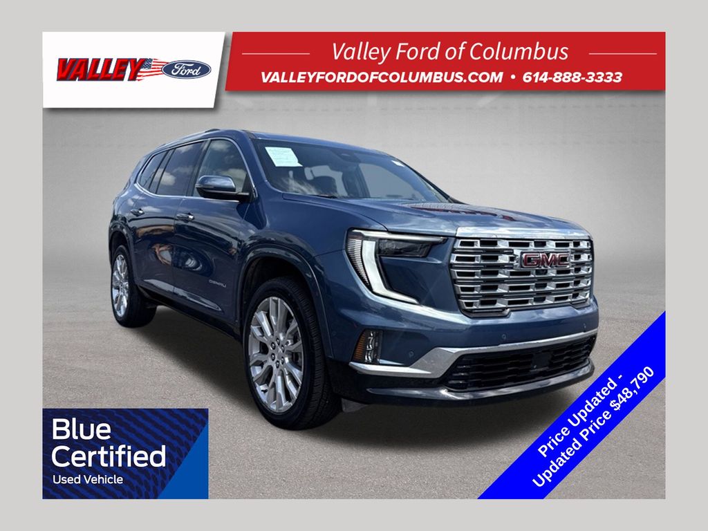 Downpour Metallic 2024 GMC Acadia SUV / Crossover Four-Wheel Drive 8-Speed Automatic