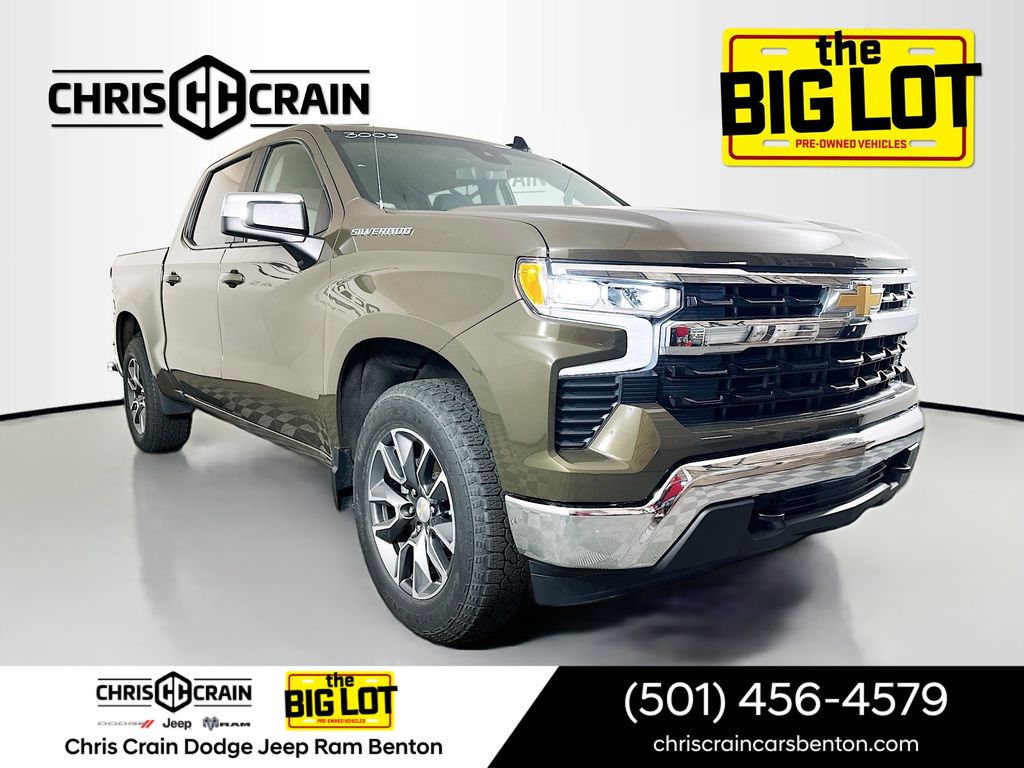 Bronze Metallic 2023 Chevrolet Silverado 1500 Pickup Truck Four-Wheel Drive 8-Speed Automatic