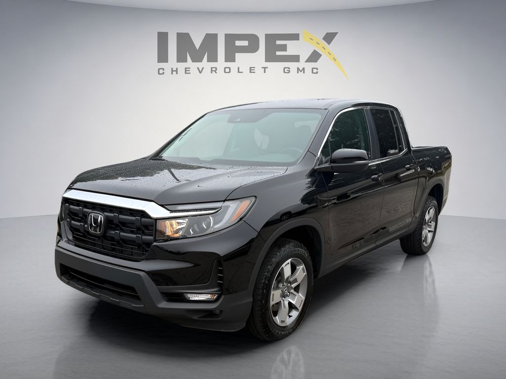 Black 2025 Honda Ridgeline Pickup Truck All-Wheel Drive 