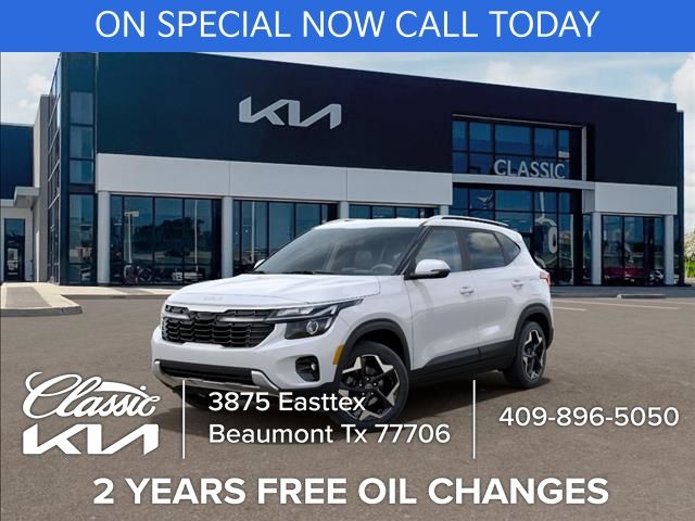 Snow White Pearl 2026 Kia Seltos SUV / Crossover Front-Wheel Drive Continuously Variable Transmission