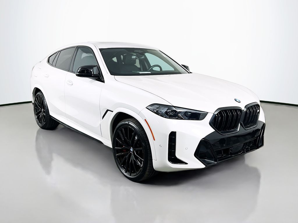 Mineral White Metallic 2025 BMW X6 SUV / Crossover All-Wheel Drive 8-Speed Automatic