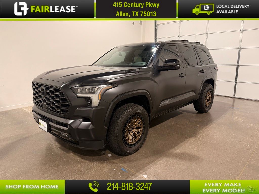 Midnight Black Metallic 2024 Toyota Sequoia Capstone 4WD SUV / Crossover Four-Wheel Drive Automatic