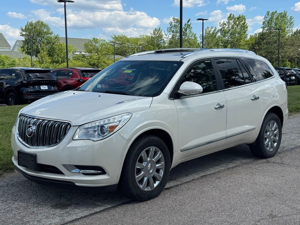 White Opal 2014 Buick Enclave Premium FWD SUV / Crossover Front-Wheel Drive 6-Speed Automatic