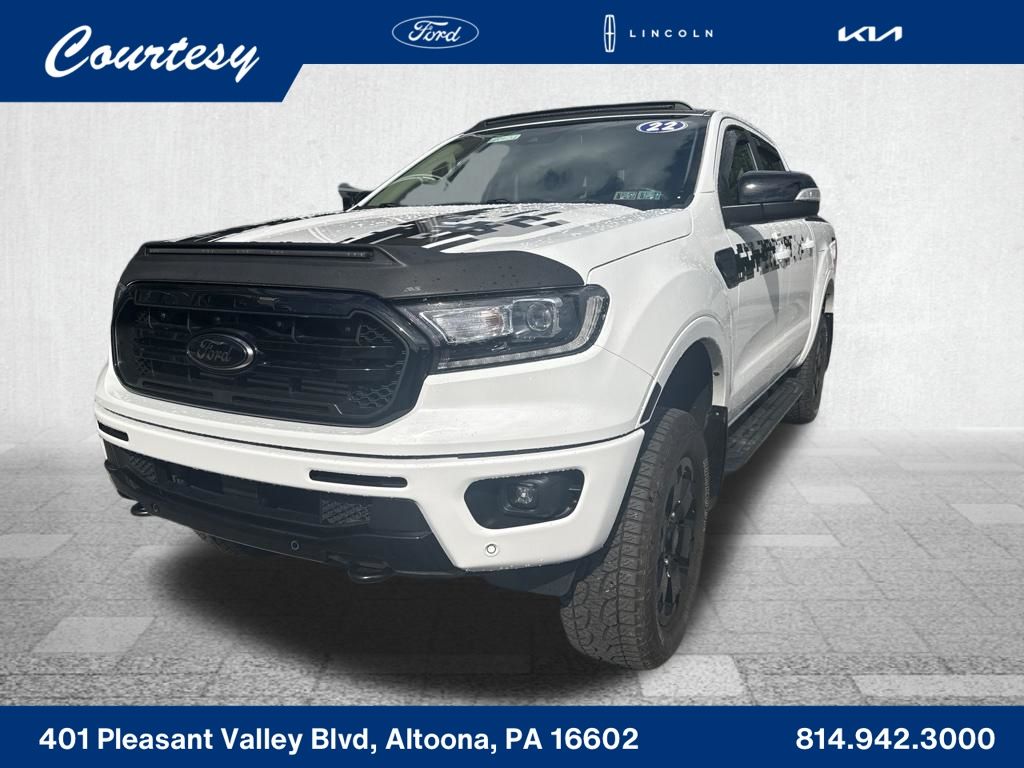 Oxford White 2022 Ford Ranger Pickup Truck Four-Wheel Drive Automatic