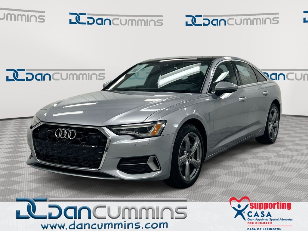 Silver 2024 Audi A6 Sedan All-Wheel Drive 7-Speed Automatic