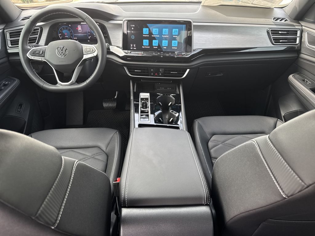 2026 Volkswagen Atlas Cross Sport 2.0T SE w/Technology Silver at DeMontrond Automotive Group