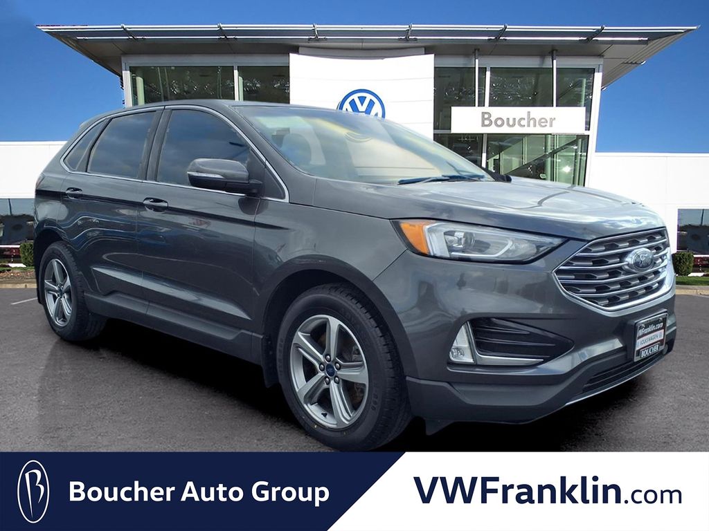 Gray (Magnetic Metallic) 2019 Ford Edge SEL AWD SUV / Crossover All-Wheel Drive 8-Speed Automatic