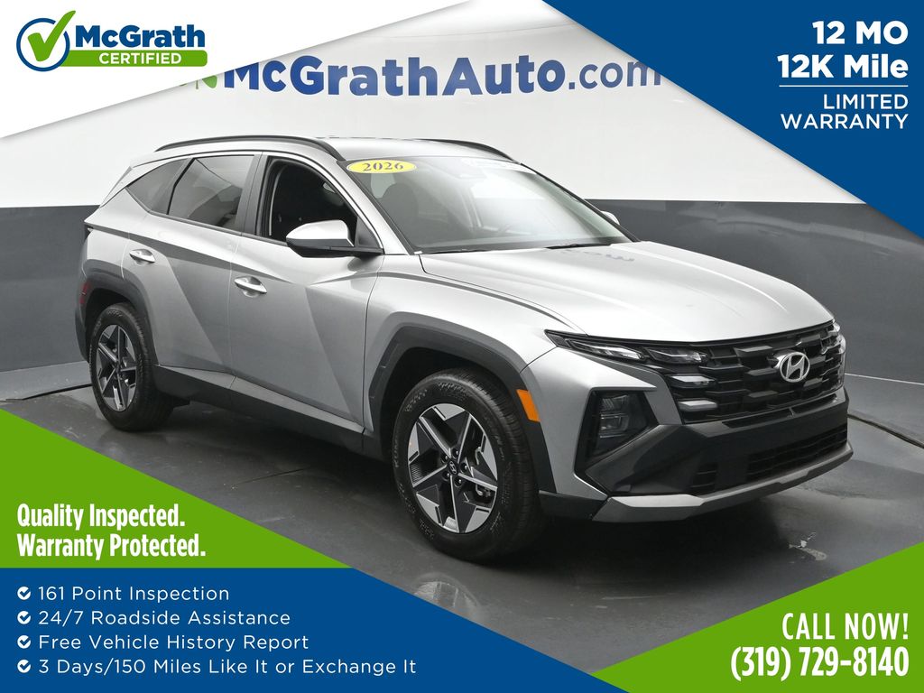 Shimmering Silver 2026 Hyundai Tucson SUV / Crossover Front-Wheel Drive 8-Speed Automatic