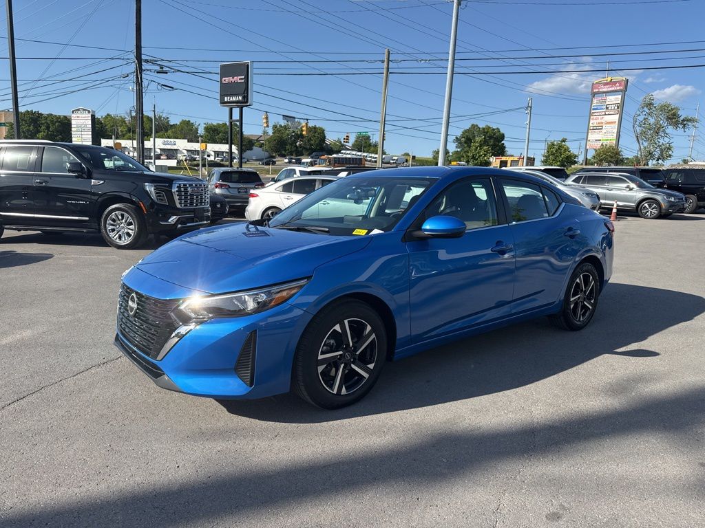 Electric Blue Metallic 2024 Nissan Sentra SV FWD Sedan Front-Wheel Drive Continuously Variable Transmission