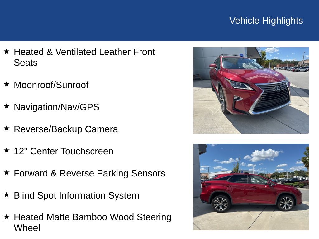2017 Lexus RX 350 Base