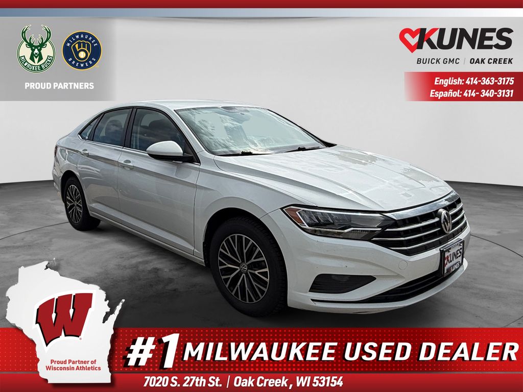 White 2021 Volkswagen Jetta Sedan Front-Wheel Drive 8-Speed Automatic