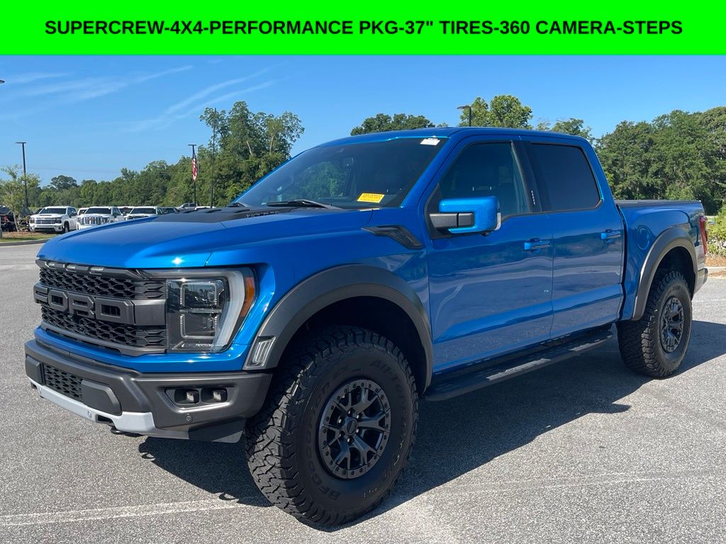 Velocity Blue Metallic 2021 Ford F-150 Pickup Truck Four-Wheel Drive Automatic