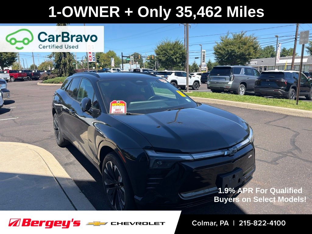 Black 2024 Chevrolet Blazer EV SUV / Crossover All-Wheel Drive 1-Speed Automatic