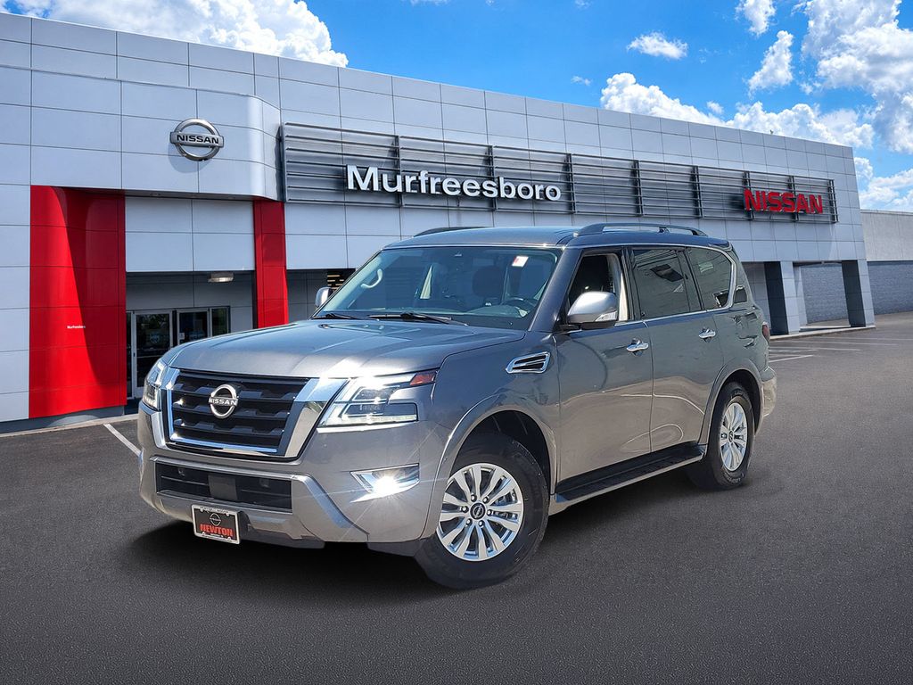 Gray (Gun Metallic) 2023 Nissan Armada SUV / Crossover 4X2 7-Speed Automatic