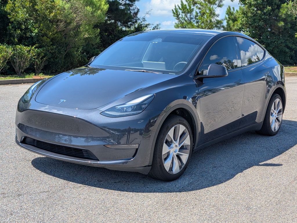 Gray 2024 Tesla Model Y SUV / Crossover All-Wheel Drive 1-Speed Automatic