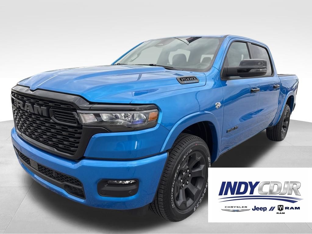 Hydro Blue Pearlcoat 2026 RAM 1500 Big Horn Crew Cab 4WD Pickup Truck Four-Wheel Drive 8-Speed Automatic