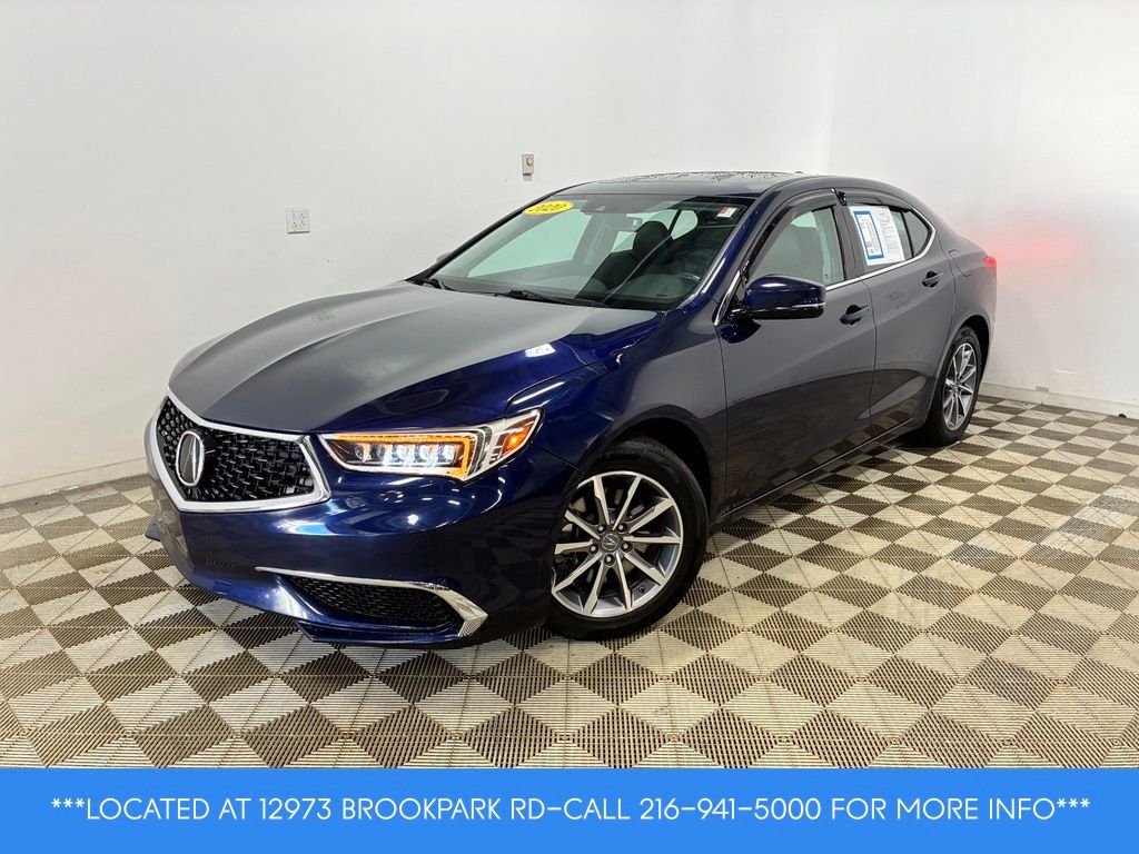 Blue 2020 Acura TLX Sedan Front-Wheel Drive 8-Speed Dual Clutch