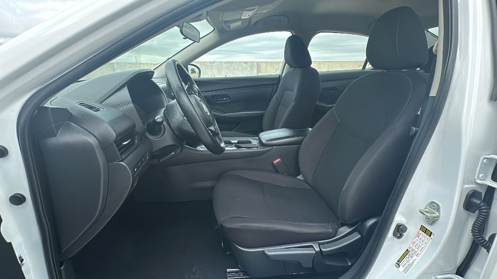 2025 Nissan Sentra S White at Central Houston Nissan