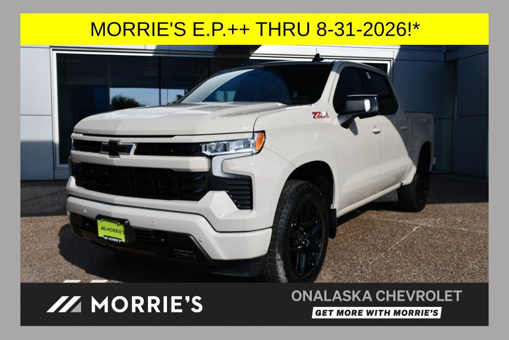 White 2026 Chevrolet Silverado 1500 Pickup Truck Four-Wheel Drive Automatic