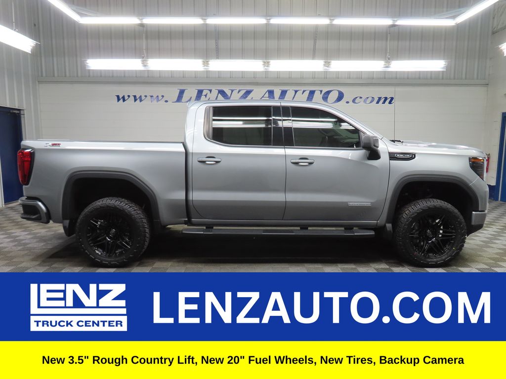 Sterling Metallic 2024 GMC Sierra 1500 Elevation Crew Cab 4WD Pickup Truck Four-Wheel Drive Automatic