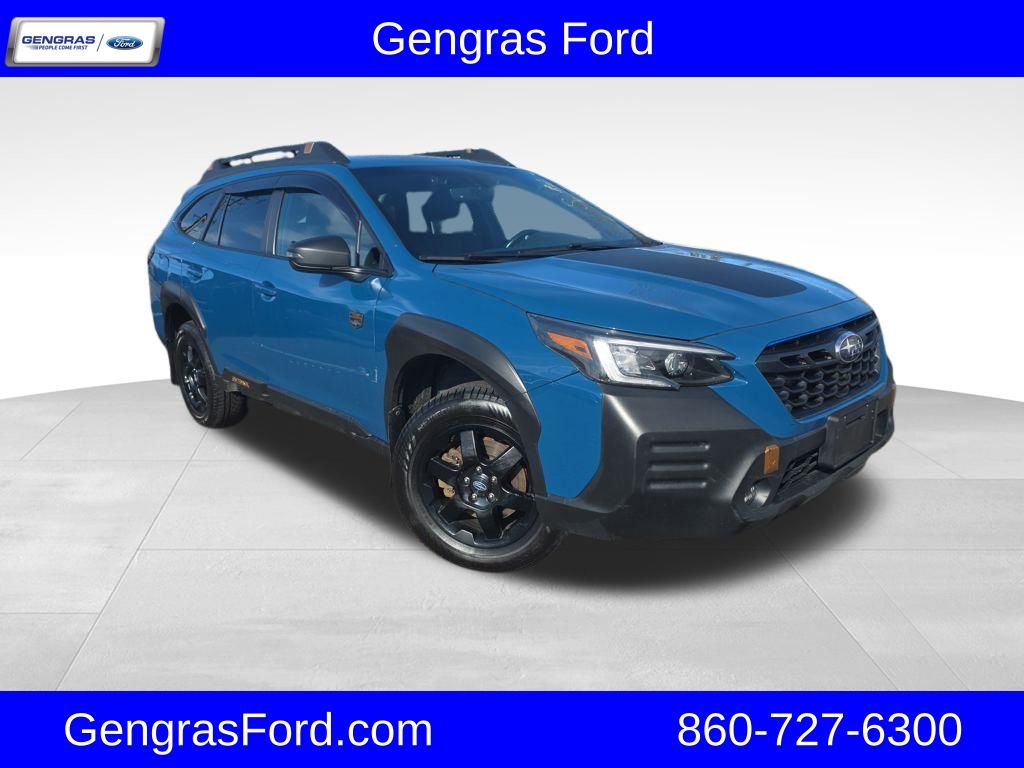 Geyser Blue 2022 Subaru Outback Wilderness Crossover AWD SUV / Crossover All-Wheel Drive Continuously Variable Transmission