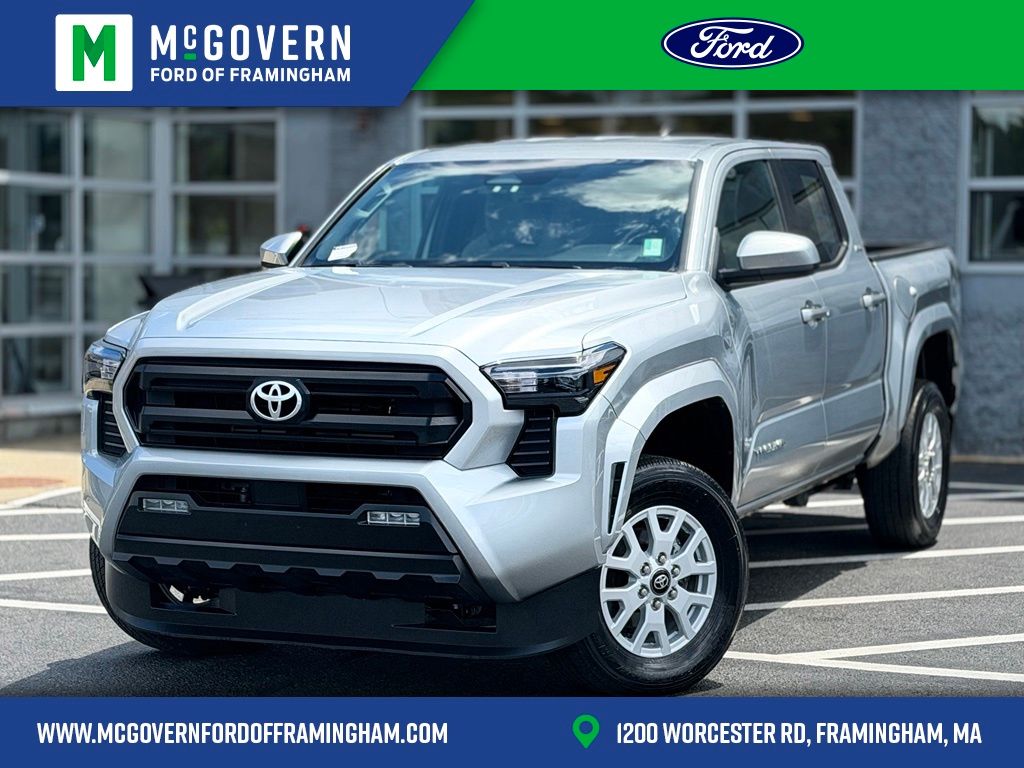 Celestial Silver Metallic 2024 Toyota Tacoma Pickup Truck Four-Wheel Drive 8-Speed Automatic