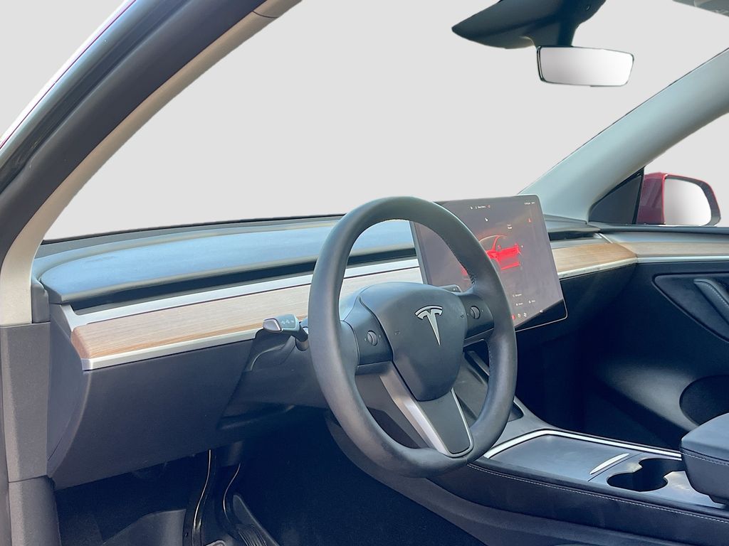 2025 Tesla Model Y Long Range Red at AutoSavvy Houston Northwest