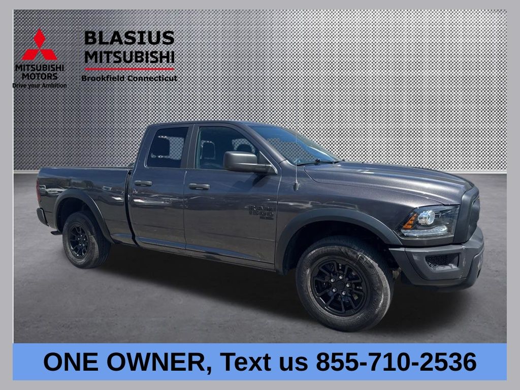 Gray (Granite Crystal Metallic Clearcoat) 2022 RAM 1500 Classic Warlock Quad Cab 4WD Pickup Truck Four-Wheel Drive 8-Speed Automatic