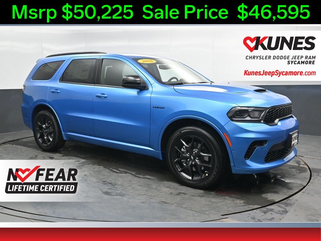 B5 Blue 2026 Dodge Durango SUV / Crossover All-Wheel Drive 8-Speed Automatic