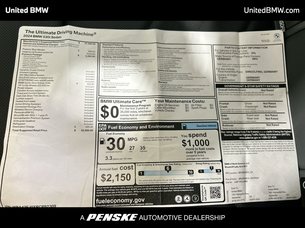 2024 BMW 5 Series 530i 24