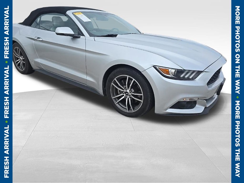 Ingot Silver 2017 Ford Mustang Convertible Rear-Wheel Drive 6-Speed Automatic
