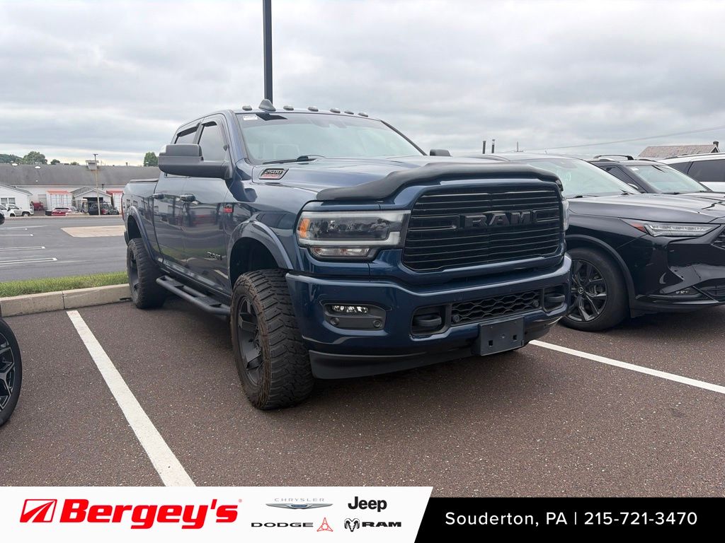 Patriot Blue Pearlcoat 2022 RAM 2500 Pickup Truck Four-Wheel Drive 8-Speed Automatic