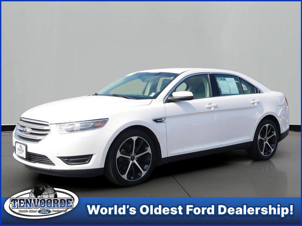 White 2015 Ford Taurus Sedan All-Wheel Drive 6-Speed Automatic