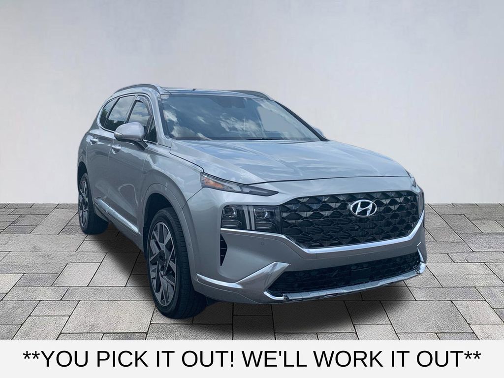 Shimmering Silver 2023 Hyundai Santa Fe SUV / Crossover All-Wheel Drive Automatic