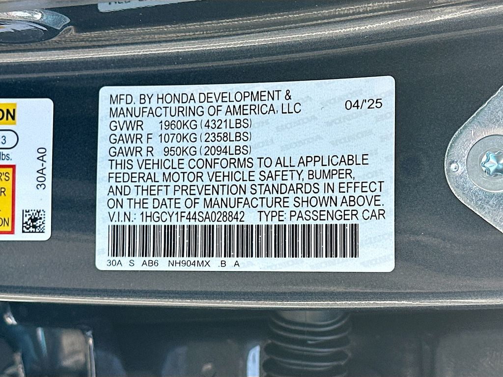 2025 Honda Accord SE 23