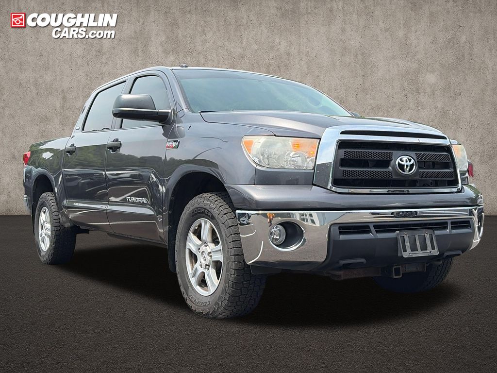 Magnetic Gray Metallic 2012 Toyota Tundra Pickup Truck Four-Wheel Drive 6-Speed Automatic Overdrive