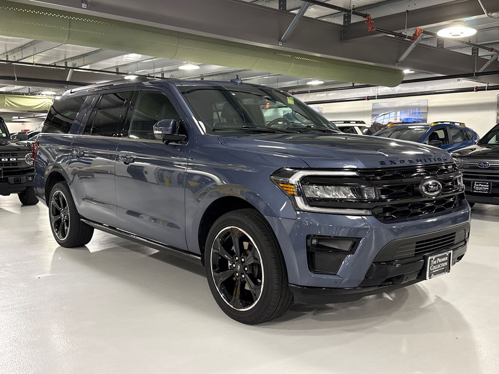 Blue Metallic 2023 Ford Expedition SUV / Crossover Four-Wheel Drive Automatic