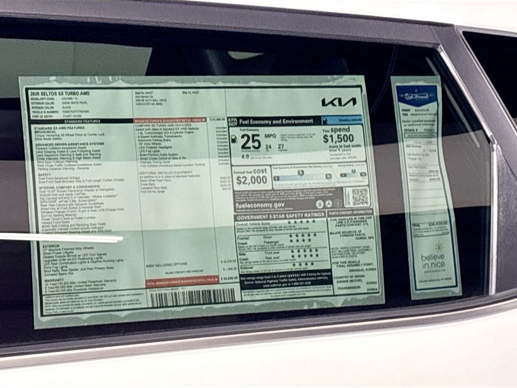 2026 Kia Seltos SX