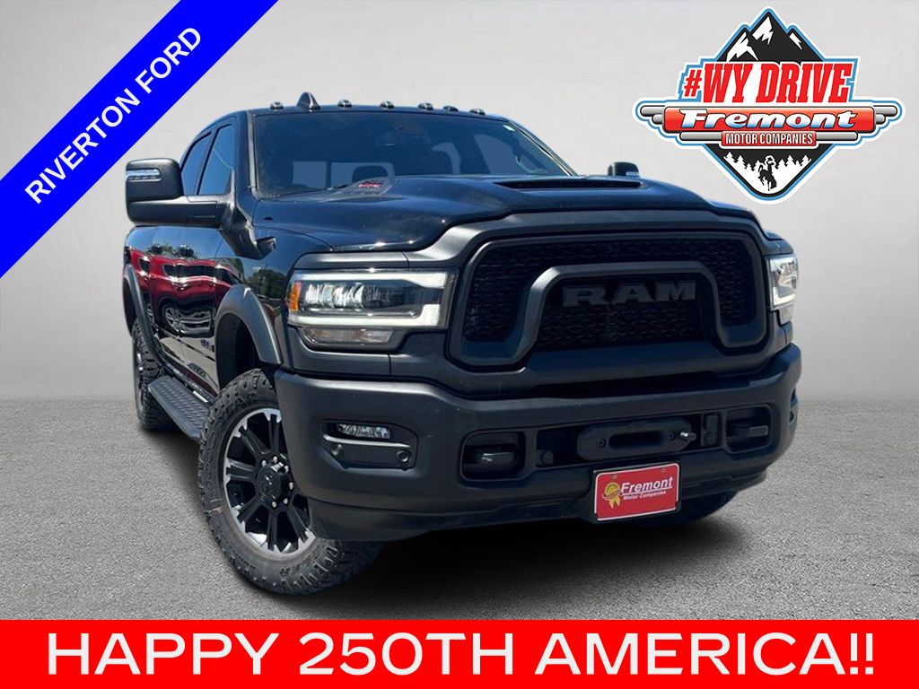 Diamond Black Crystal Pearlcoat 2024 RAM 2500 Pickup Truck Four-Wheel Drive 8-Speed Automatic