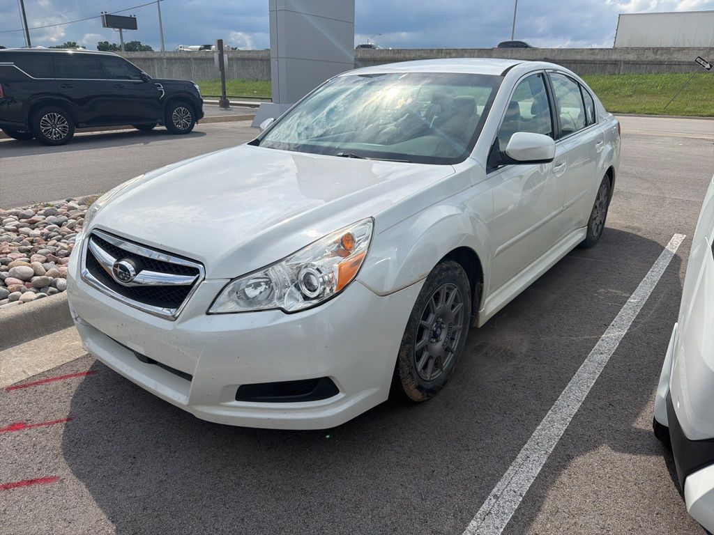 White 2012 Subaru Legacy 2.5i Premium AWD Sedan All-Wheel Drive Continuously Variable Transmission