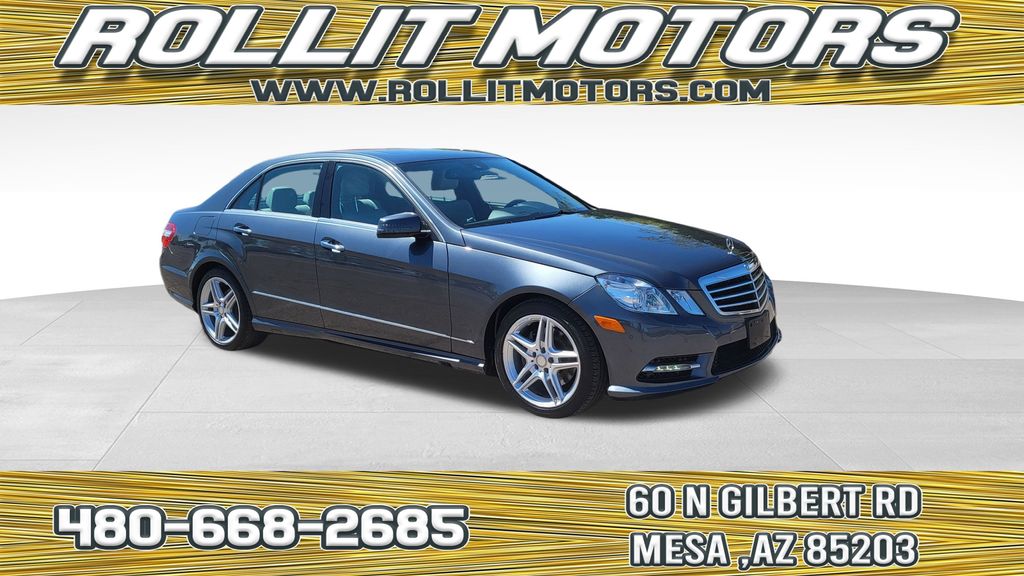 Steel Gray Metallic 2013 Mercedes-Benz E-Class Sedan 7-Speed Automatic