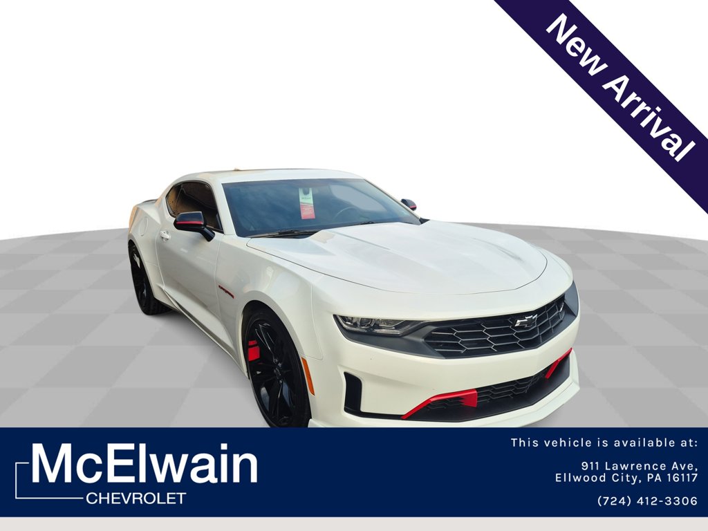 Summit White 2023 Chevrolet Camaro Coupe Rear-Wheel Drive Automatic