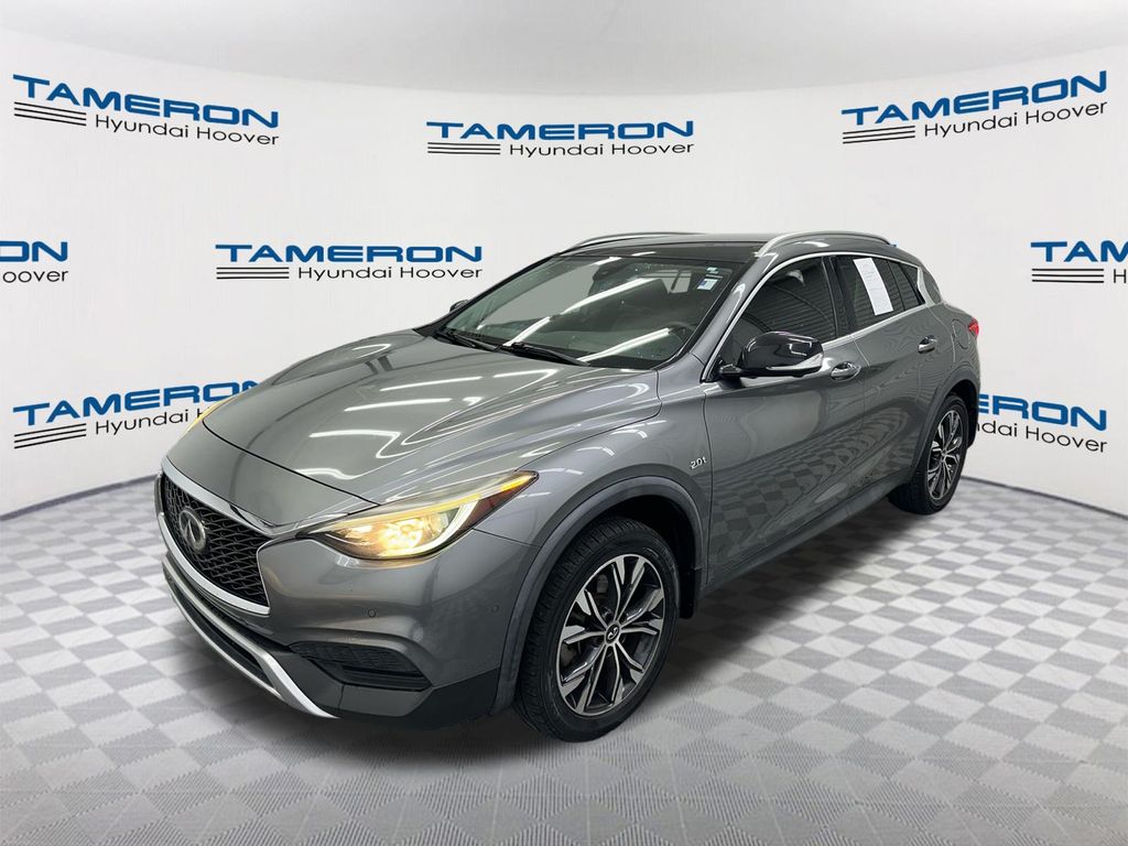 Gray (Graphite Shadow) 2019 INFINITI QX30 SUV / Crossover All-Wheel Drive 7-Speed Automatic Overdrive