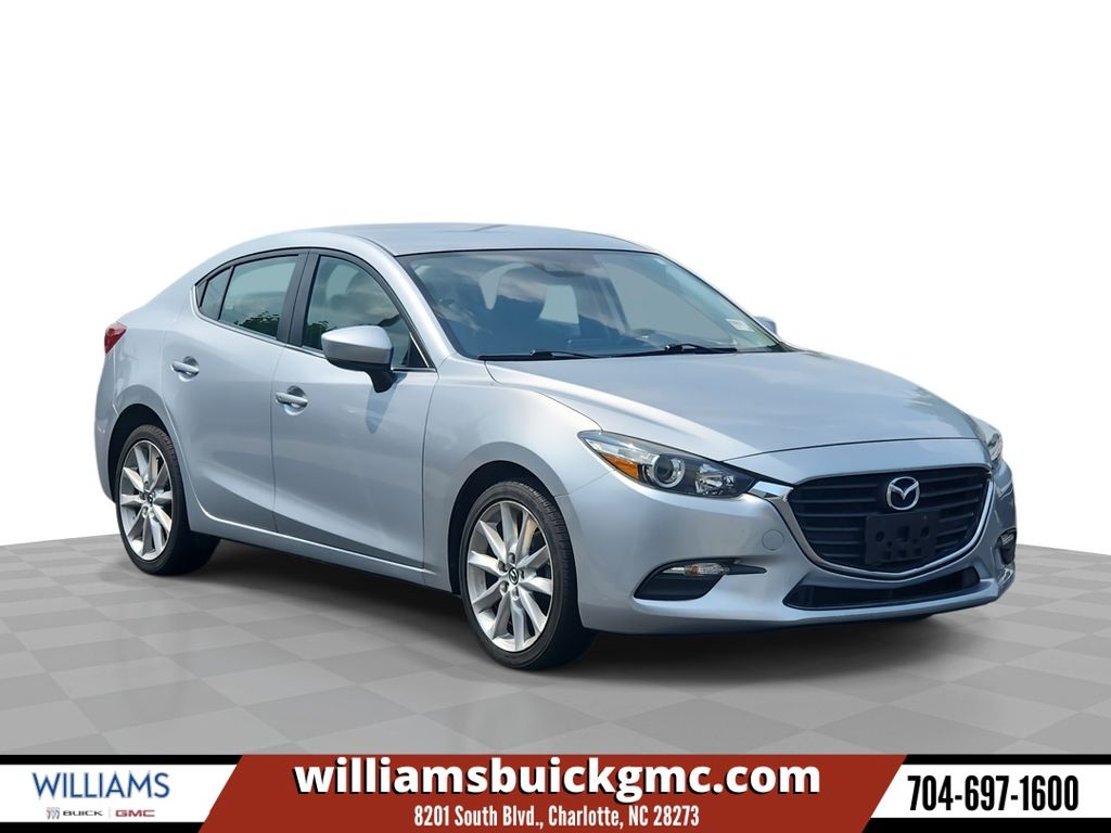 Sonic Silver Metallic 2017 Mazda MAZDA3 Sedan Front-Wheel Drive 6-Speed Automatic
