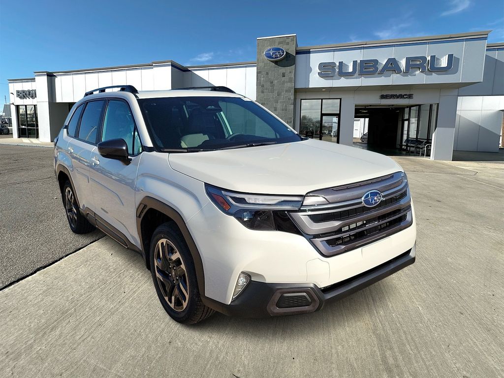 Crystal White Pearl 2026 Subaru Forester SUV / Crossover All-Wheel Drive Continuously Variable Transmission