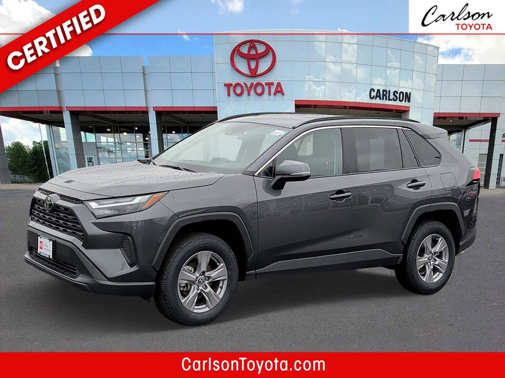 Magnetic Gray Metallic 2025 Toyota RAV4 XLE AWD SUV / Crossover All-Wheel Drive 8-Speed Automatic